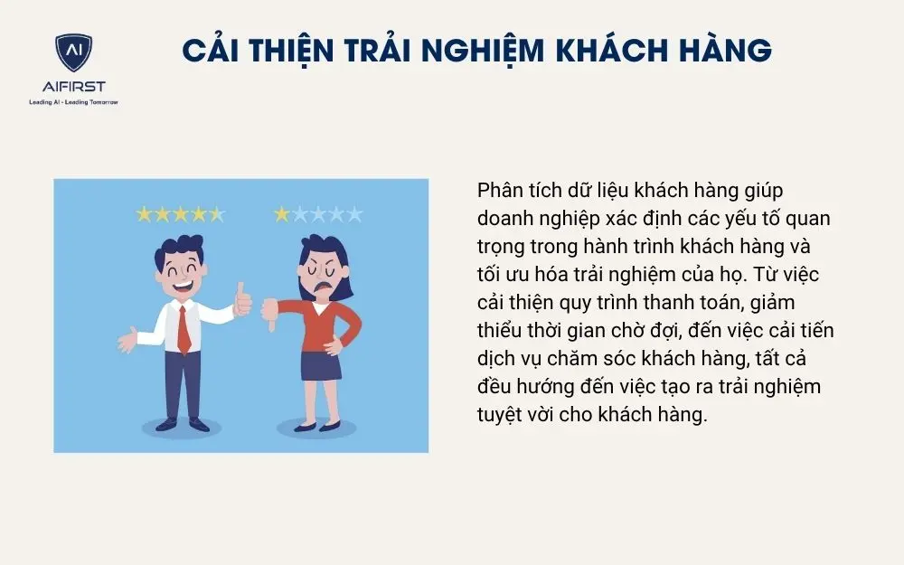 Cải thiện trải nghiệm khách hàng