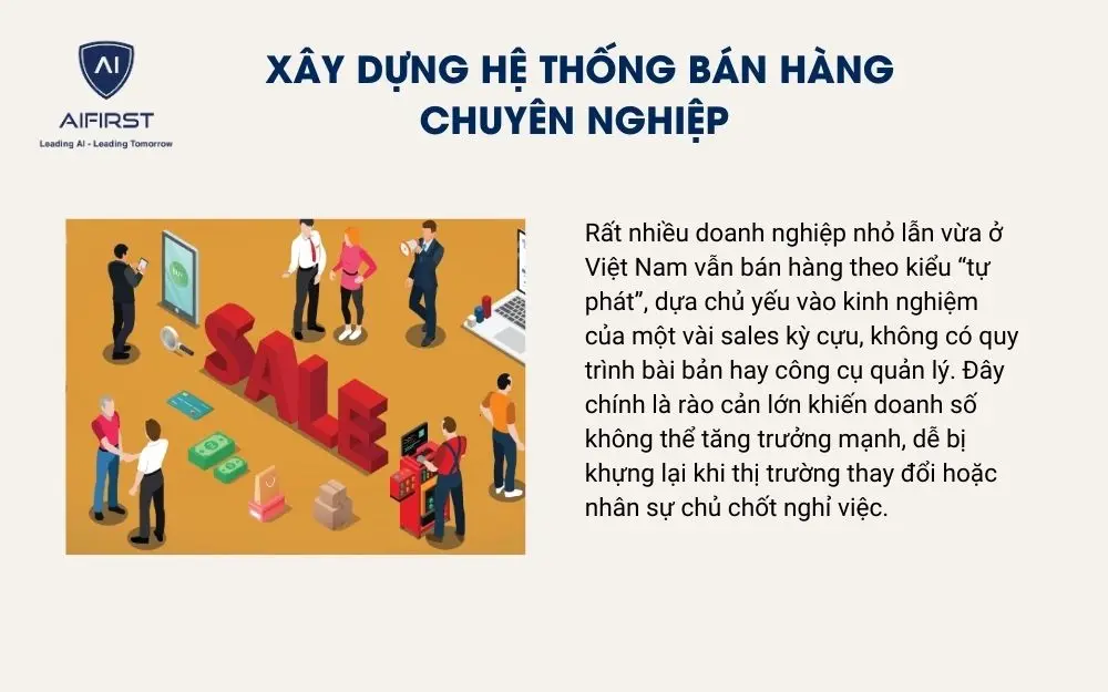 Xây dựng hệ thống bán hàng chuyên nghiệp