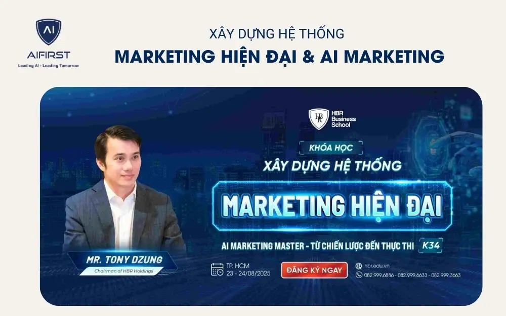 Xây dựng hệ thống Marketing hiện đại & AI Marketing