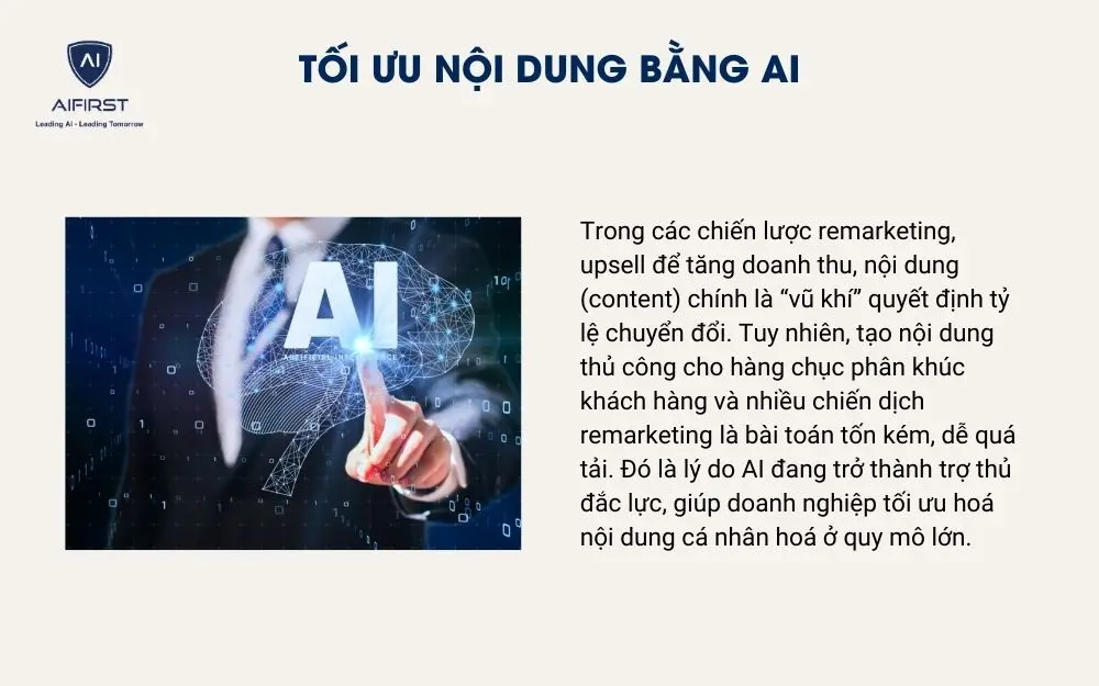 Tối ưu nội dung bằng AI
