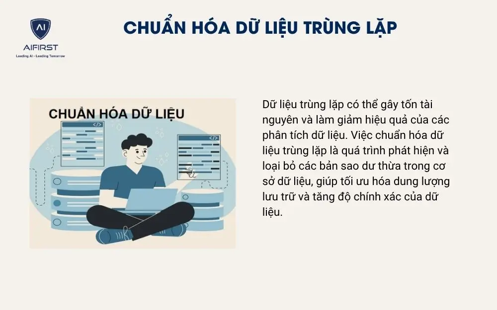 Chuẩn hóa dữ liệu trùng lặp