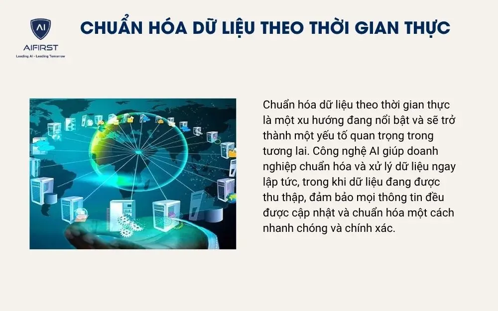 Chuẩn hóa dữ liệu theo thời gian thực