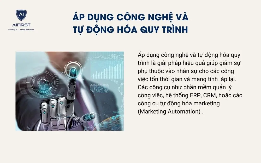 Áp dụng công nghệ và tự động hóa quy trình