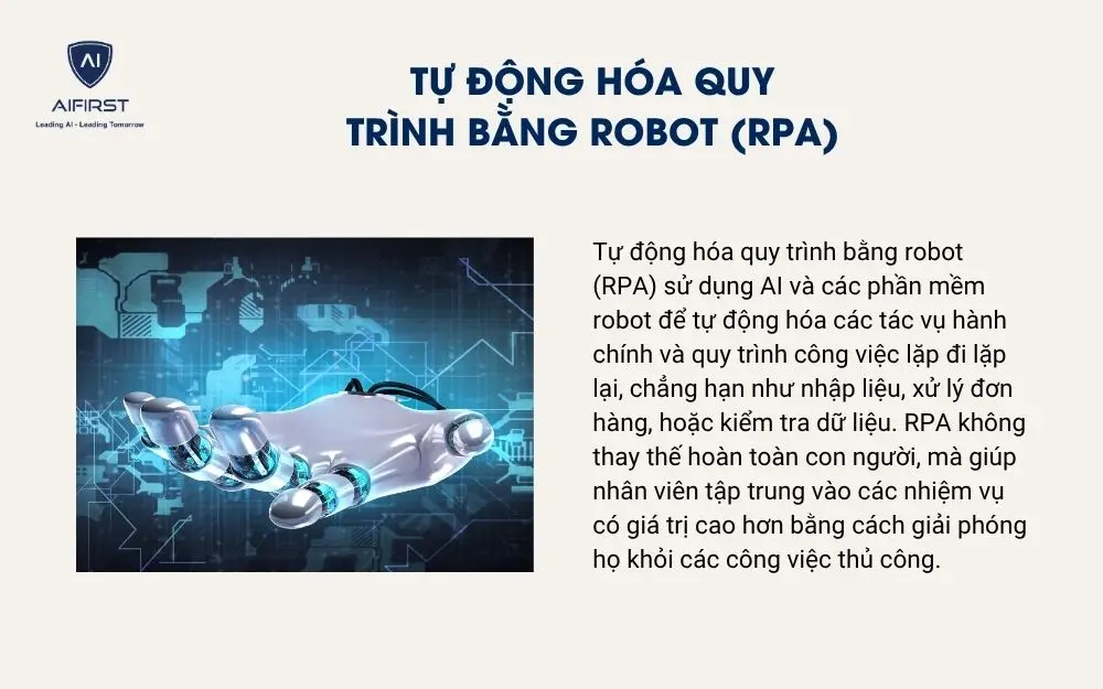 Tự động hóa quy trình bằng robot