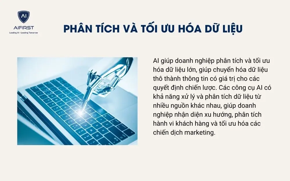 Phân tích và tối ưu hóa dữ liệu