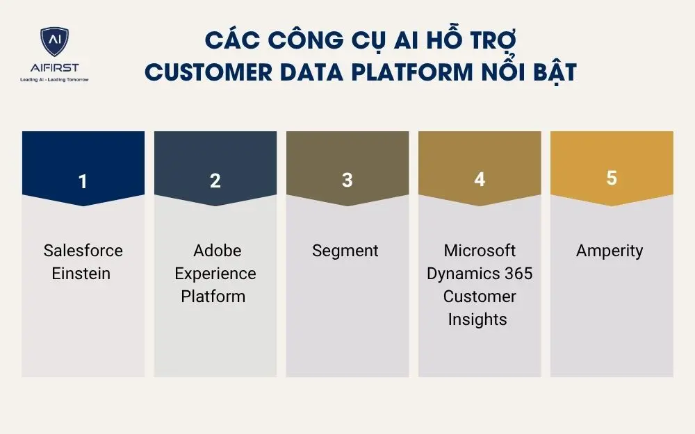 Các công cụ AI hỗ trợ Customer Data Platform nổi bật