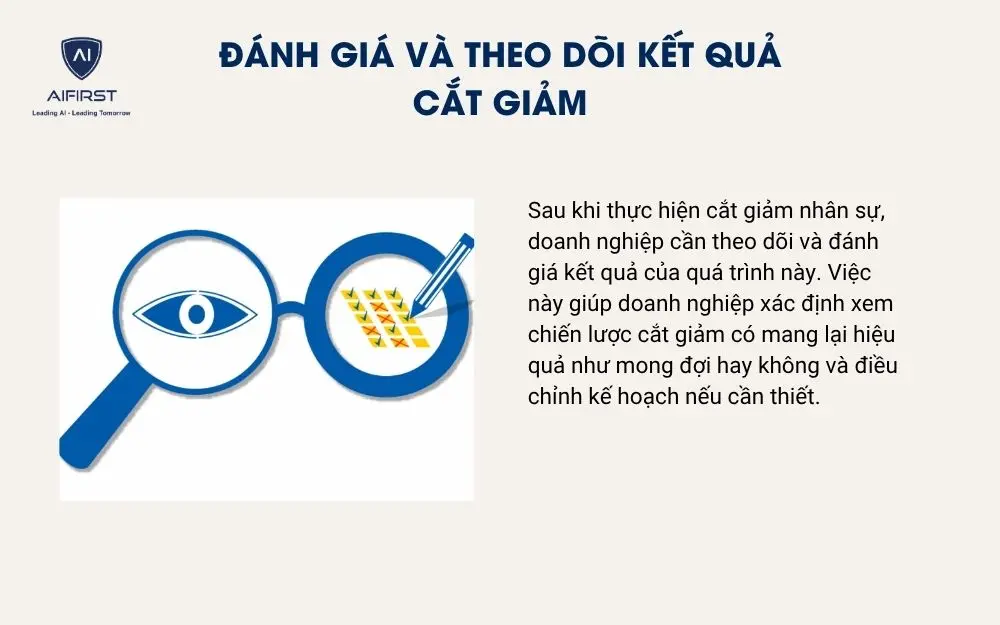 Đánh giá và theo dõi kết quả cắt giảm
