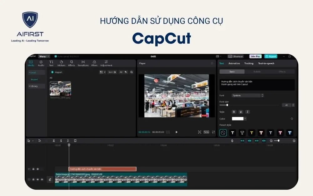 Chọn vị trí và thời lượng