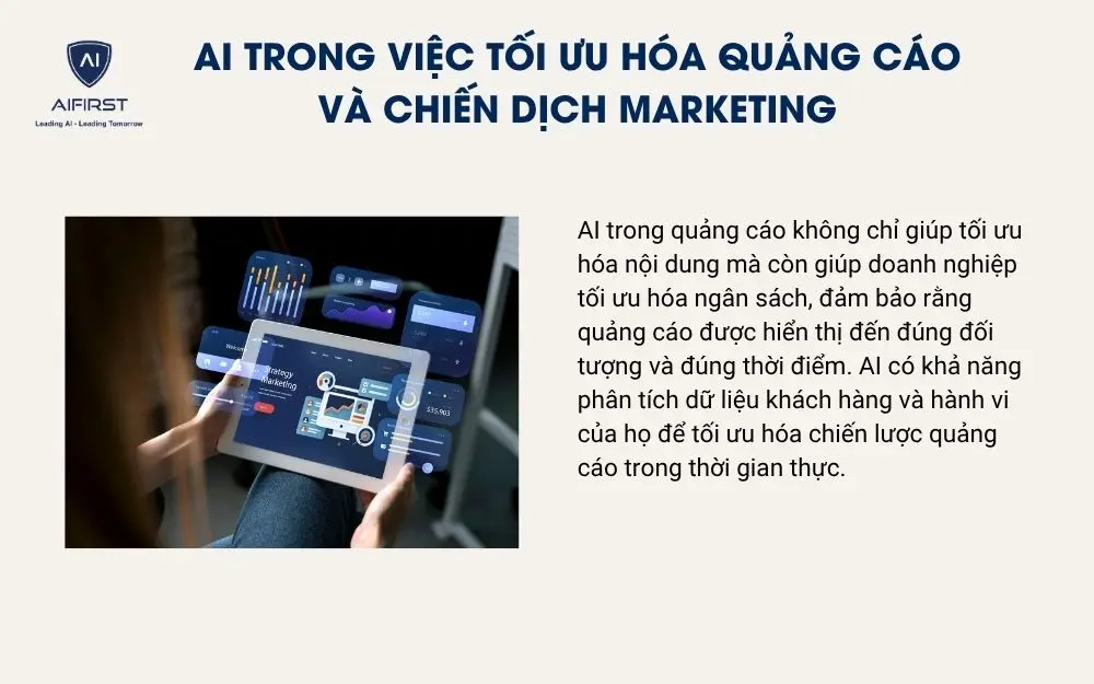 AI trong việc tối ưu hóa quảng cáo và chiến dịch marketing