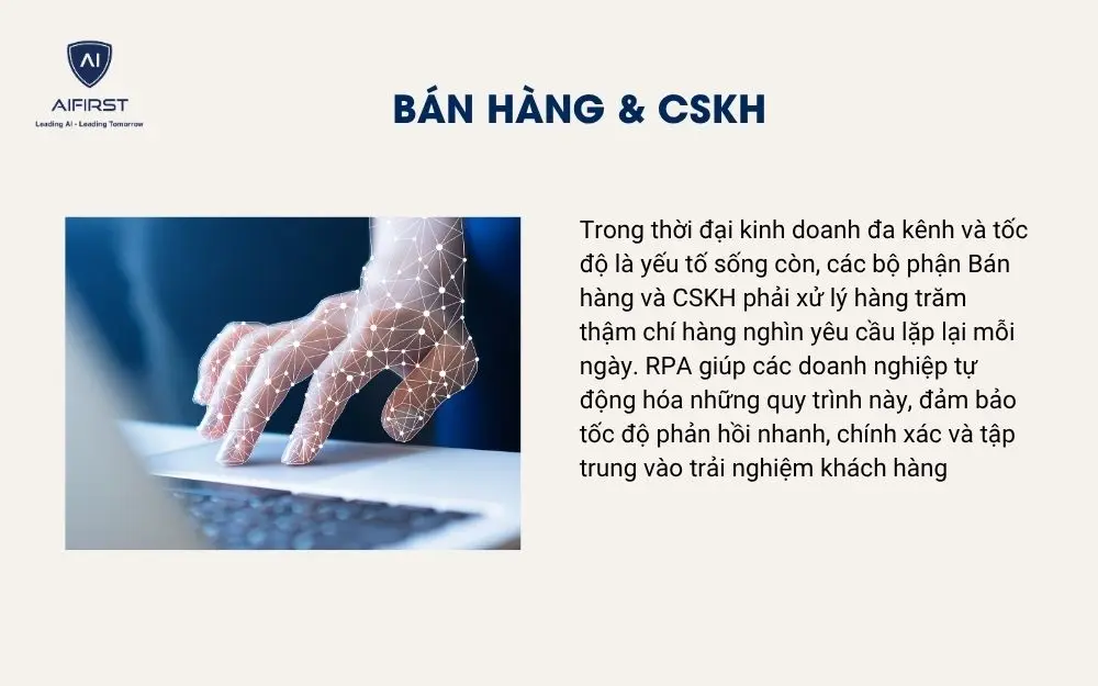 Bán hàng & chăm sóc khách hàng