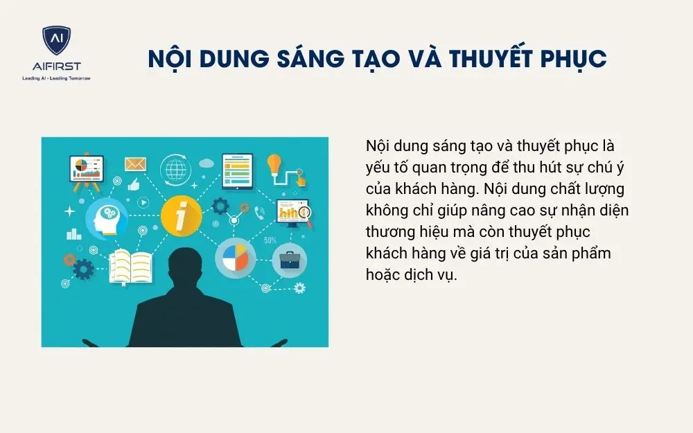 Nội dung sáng tạo và thuyết phục