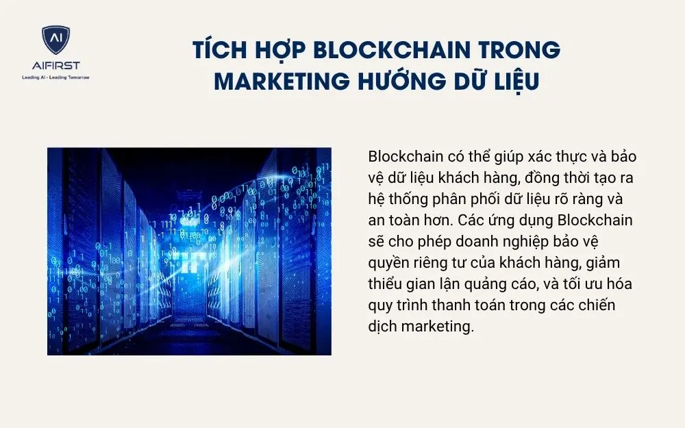 Tích hợp Blockchain trong marketing hướng dữ liệu