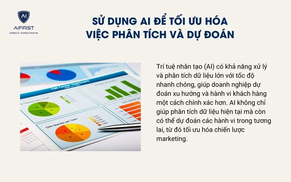 Sử dụng AI để tối ưu hóa việc phân tích và dự đoán