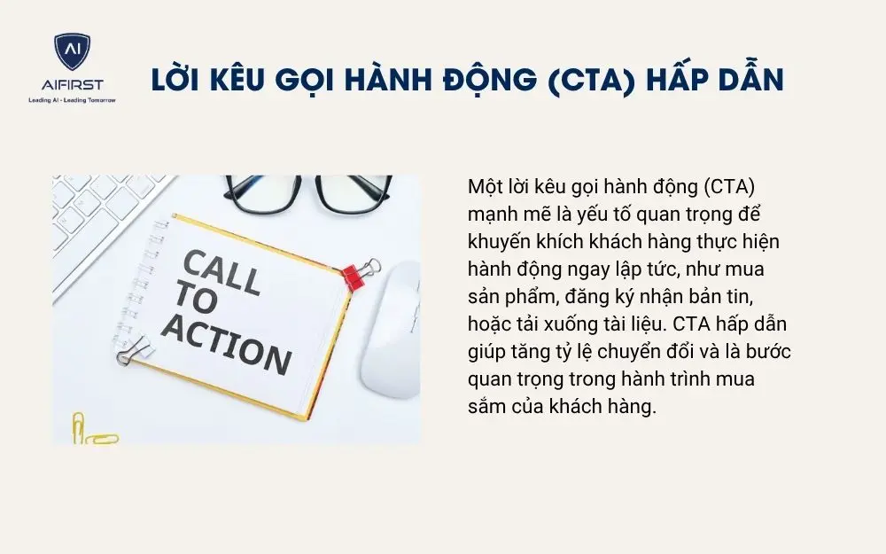 Lời kêu gọi hành động (CTA) hấp dẫn