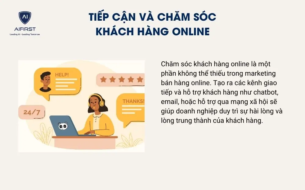 Tiếp cận và chăm sóc khách hàng online