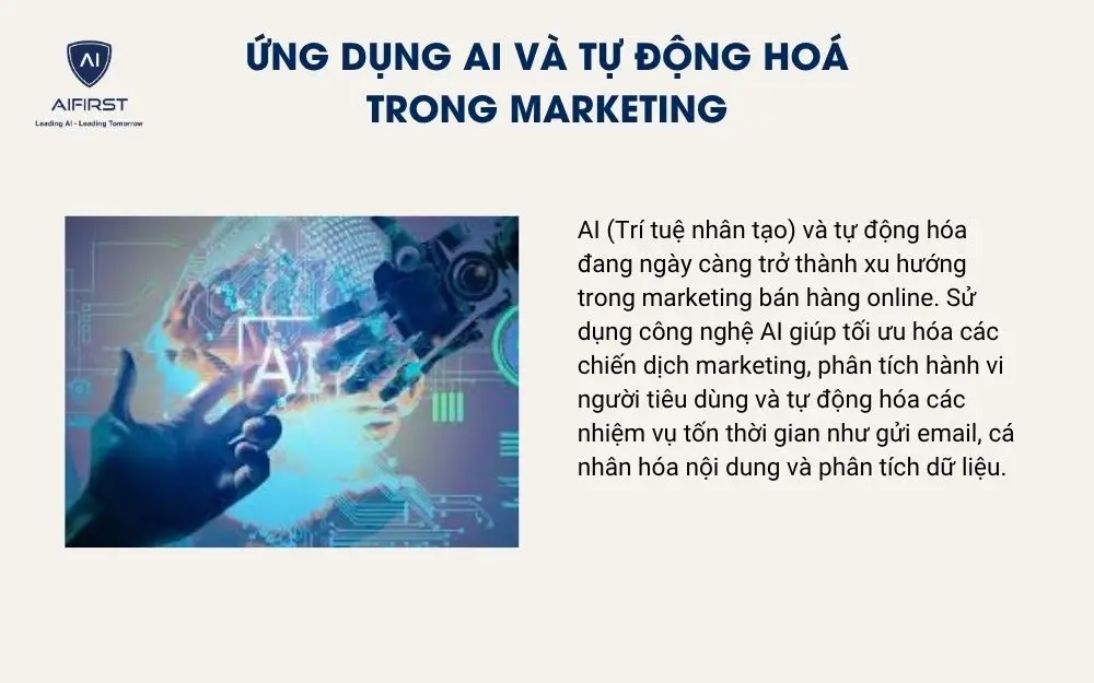 Ứng dụng AI và tự động hoá trong marketing