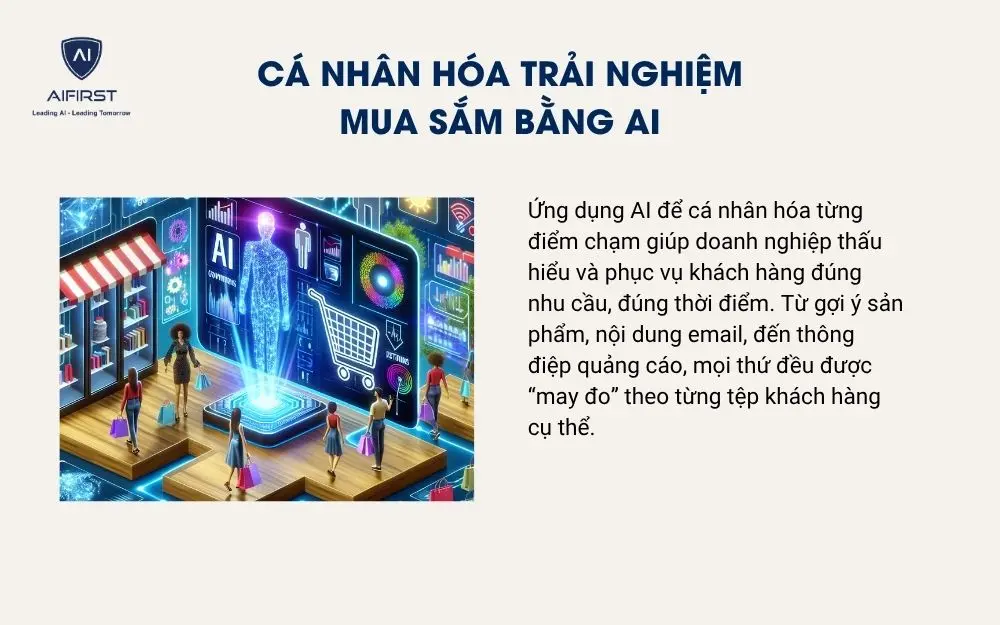 Cá nhân hóa trải nghiệm mua sắm bằng AI