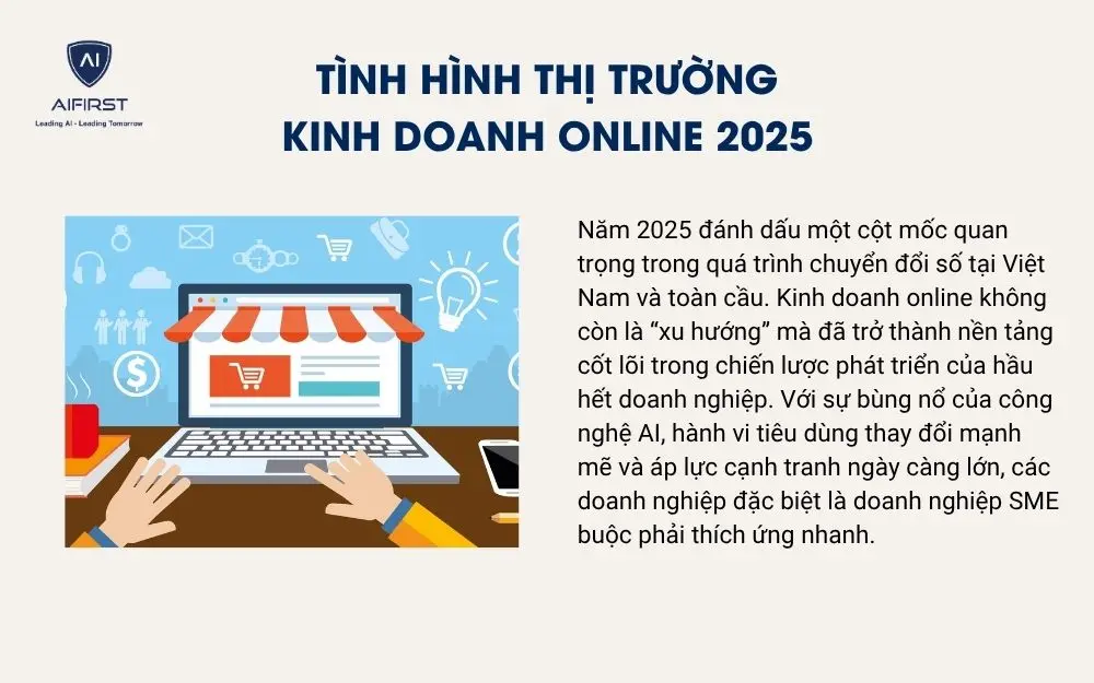 Tình hình thị trường kinh doanh online 2025