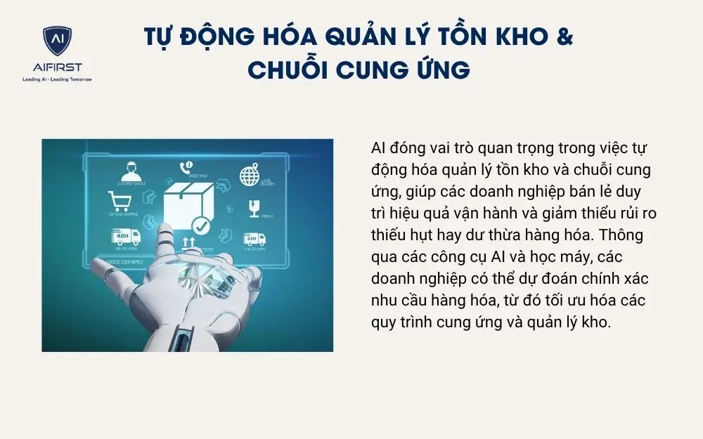Tự động hóa quản lý tồn kho & chuỗi cung ứng