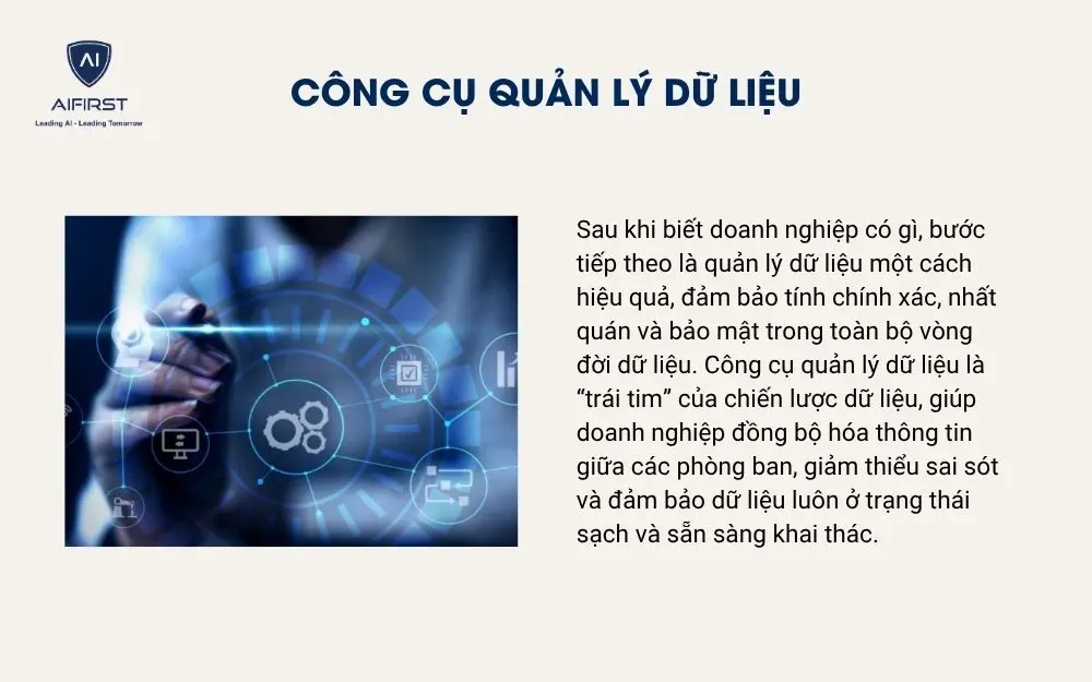 Công cụ quản lý dữ liệu