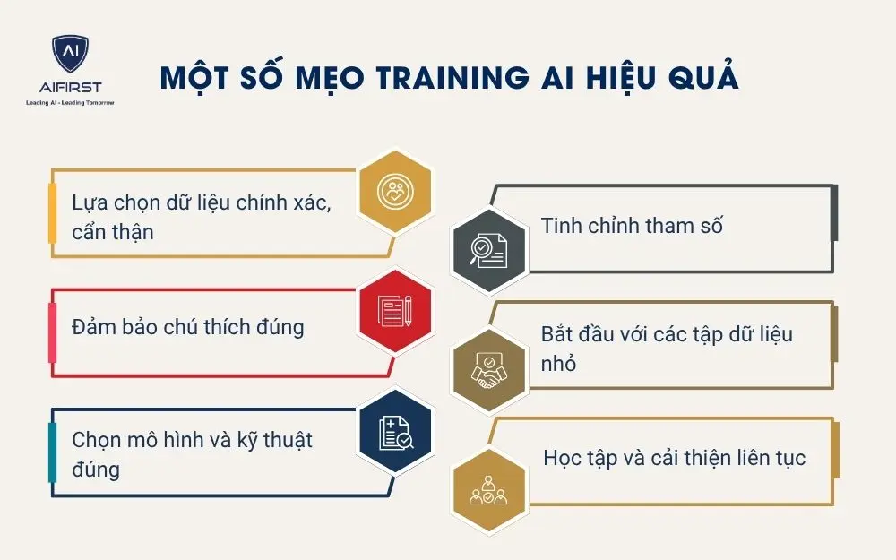 Một số mẹo training AI hiệu quả