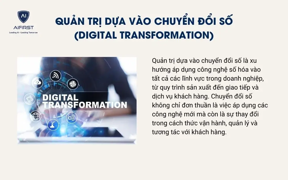 Quản trị dựa vào chuyển đổi số (Digital Transformation)
