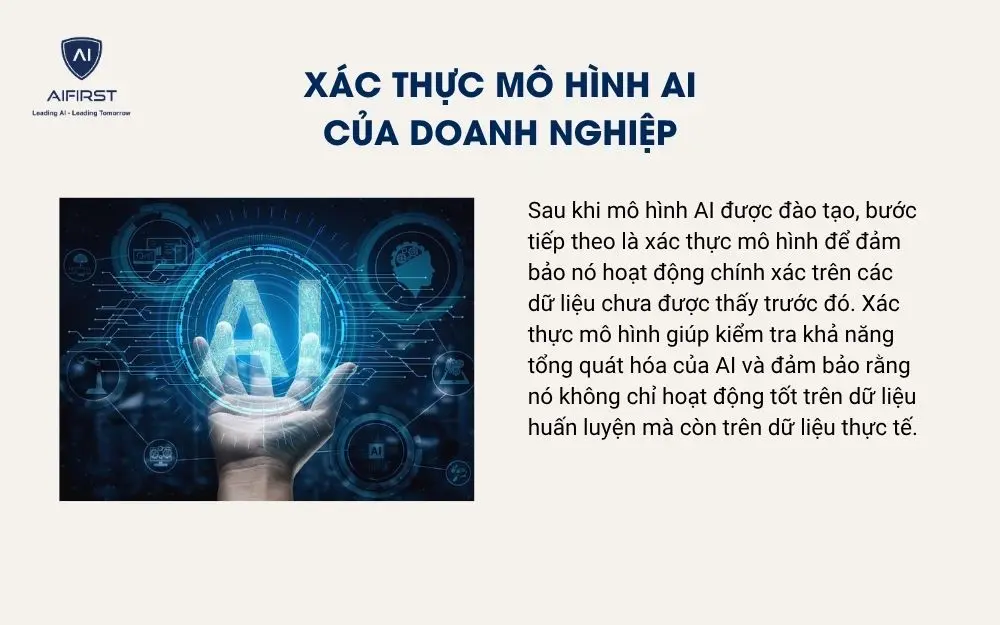 Xác thực mô hình AI của doanh nghiệp