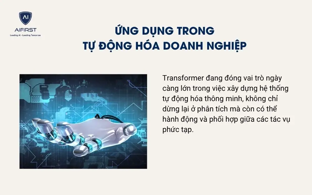 Ứng dụng Transformer Model trong tự động hóa