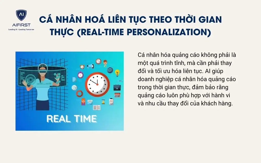 Cá nhân hoá liên tục theo thời gian thực (Real-time Personalization)