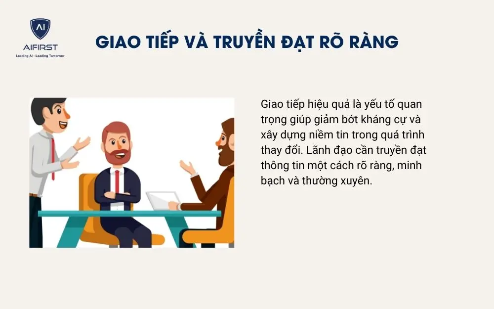 Giao tiếp và truyền đạt rõ ràng