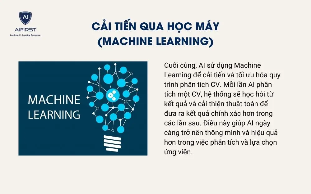 Cải tiến qua học máy (Machine Learning)