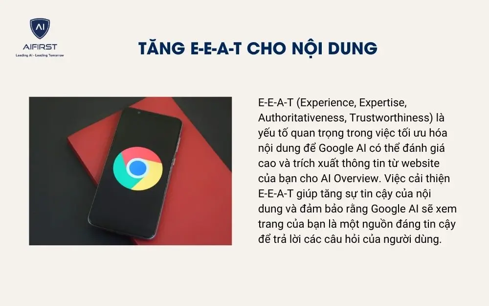 Tăng E-E-A-T cho nội dung