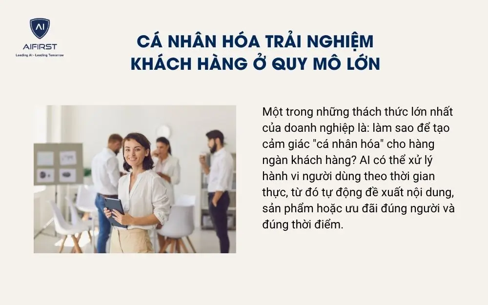 Cá nhân hóa trải nghiệm khách hàng ở quy mô lớn