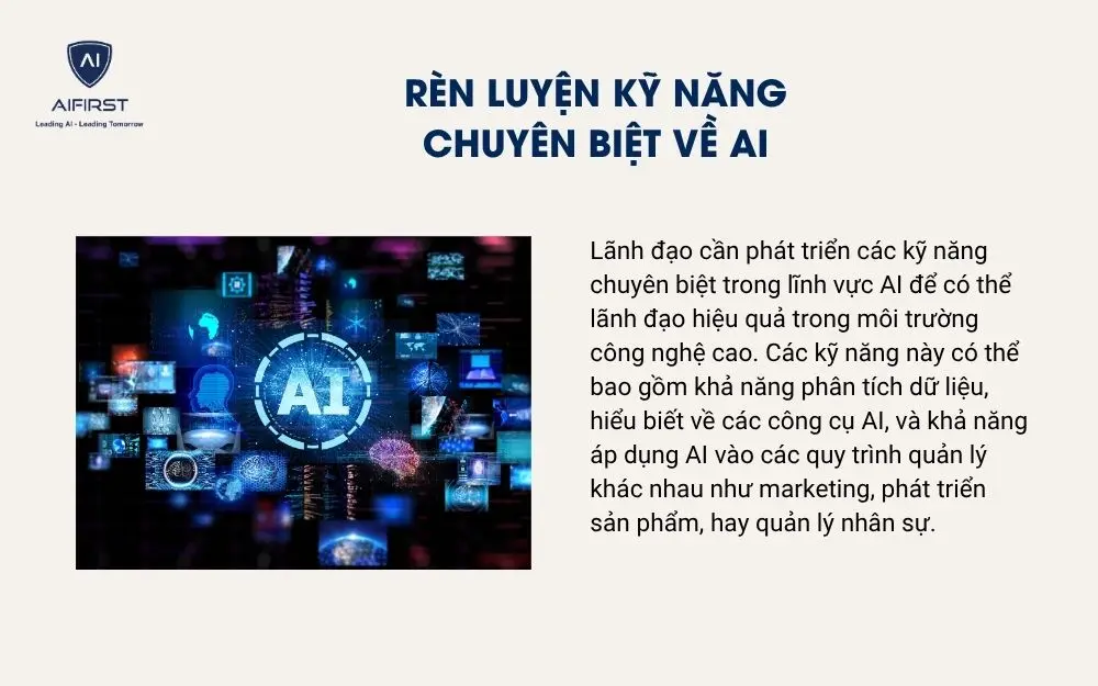 Rèn luyện kỹ năng chuyên biệt về AI