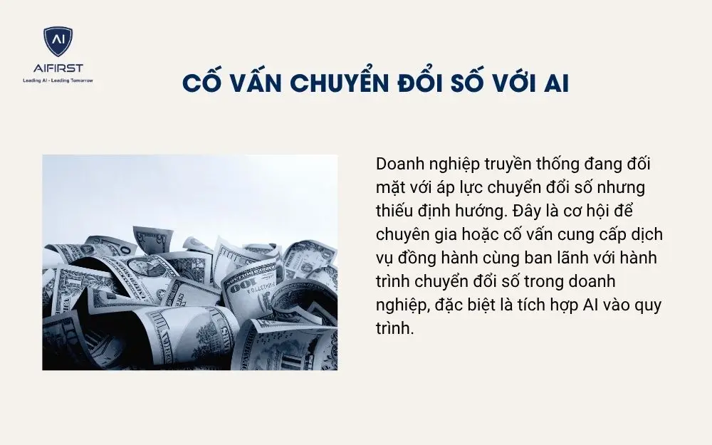 Cố vấn chuyển đổi số với AI