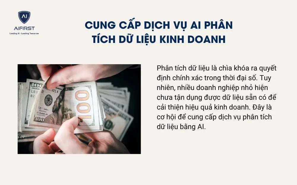 Dịch vụ AI phân tích dữ liệu kinh doanh