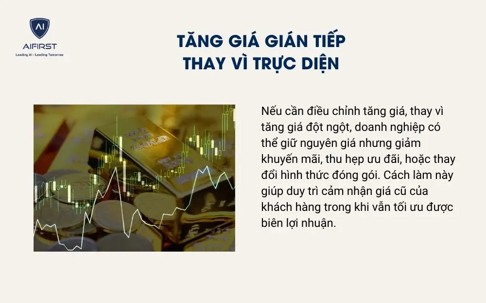 Tăng giá gián tiếp thay vì trực diện