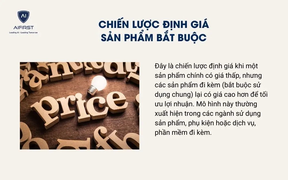 Chiến lược định giá sản phẩm bắt buộc