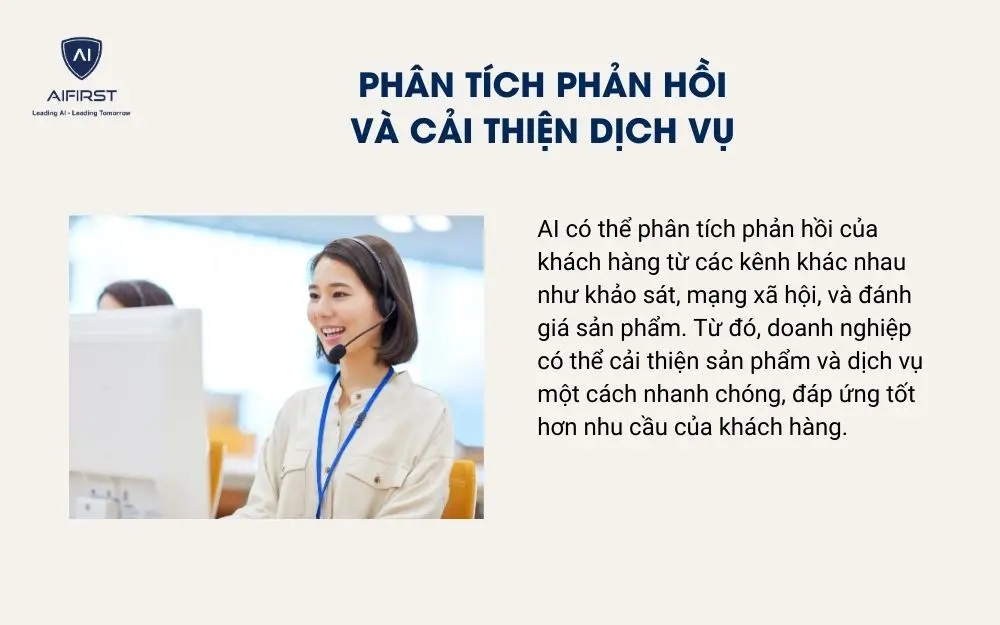Phân tích phản hồi và cải thiện dịch vụ