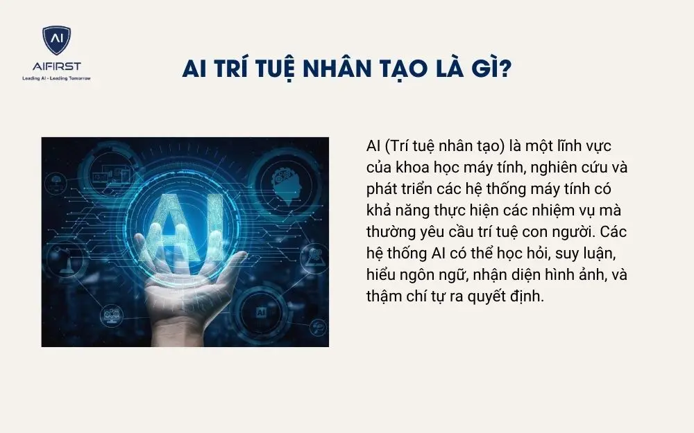 AI trí tuệ nhân tạo là gì?