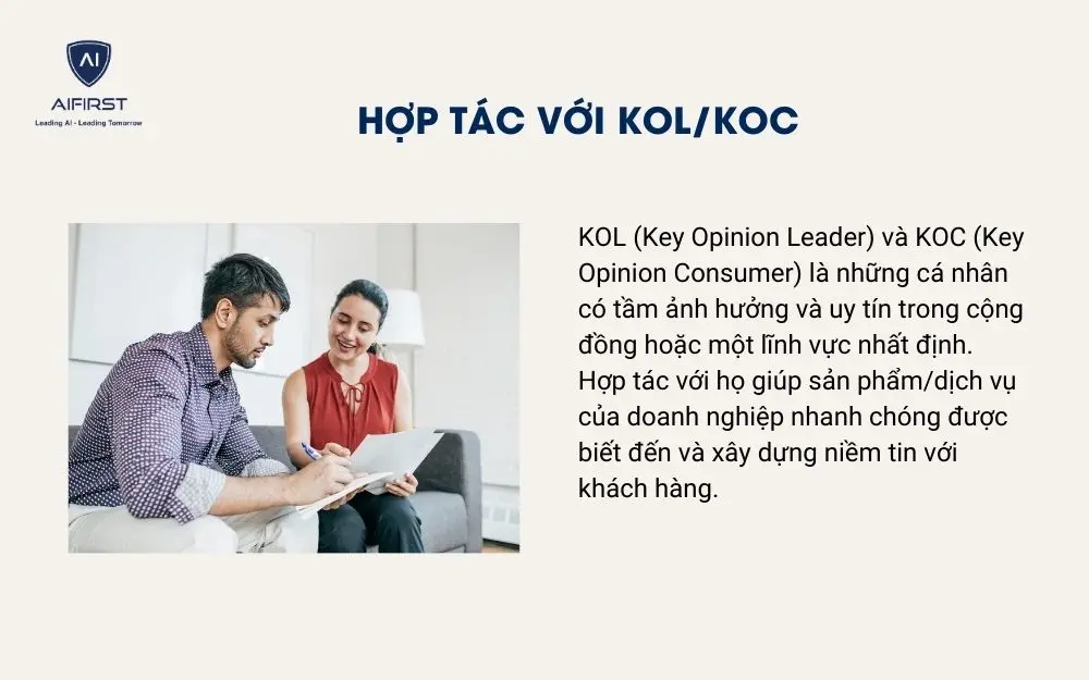 Hợp tác với KOL/KOC