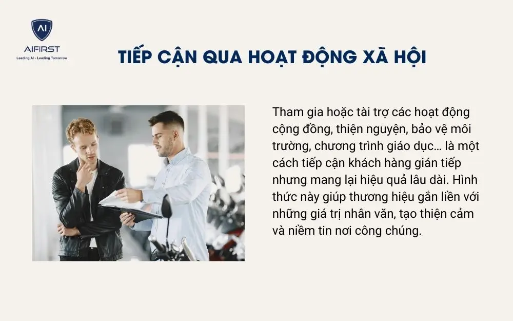 Tiếp cận qua hoạt động xã hội