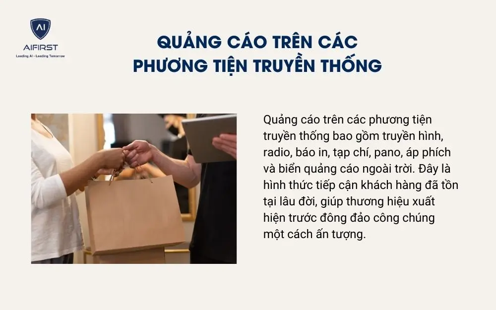 Quảng cáo trên các phương tiện truyền thống