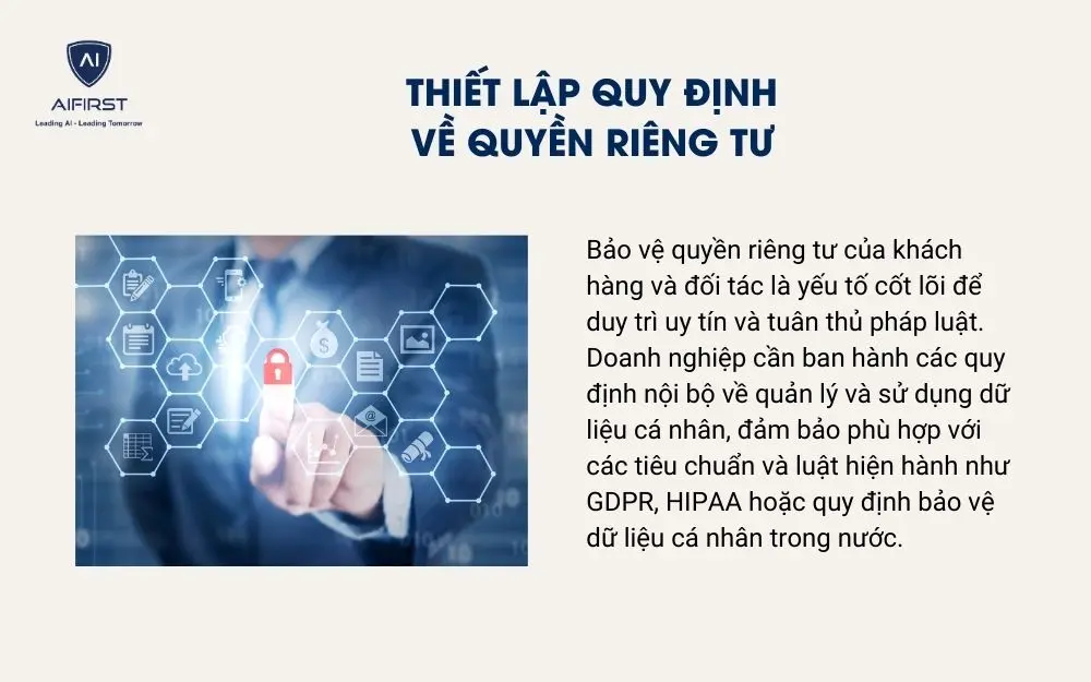 Thiết lập quy định về quyền riêng tư