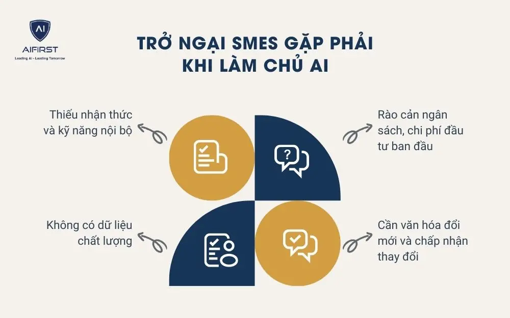 Những trở ngại SMEs gặp phải khi làm chủ AI