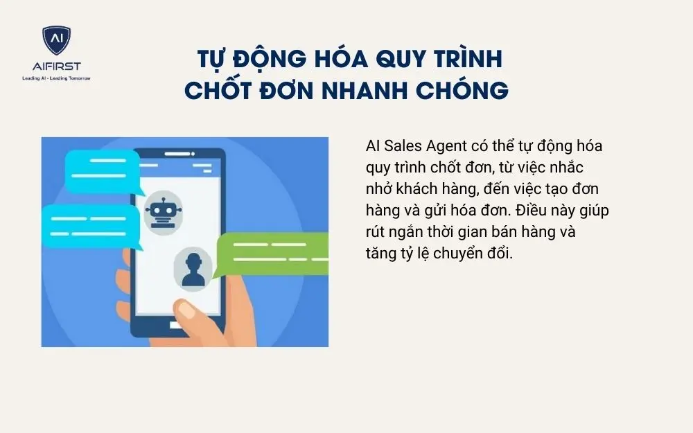 Tự động hóa quy trình chốt đơn nhanh chóng
