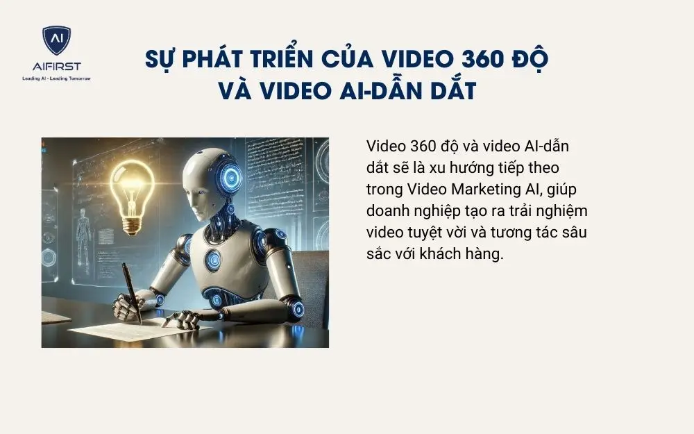 Sự phát triển của video 360 độ và video AI-dẫn dắt