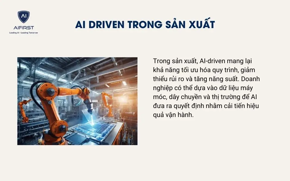 AI Driven trong sản xuất