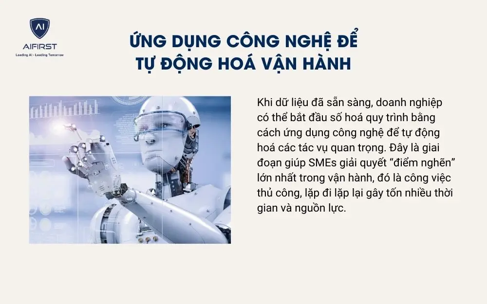 Ứng dụng công nghệ để tự động hoá vận hành
