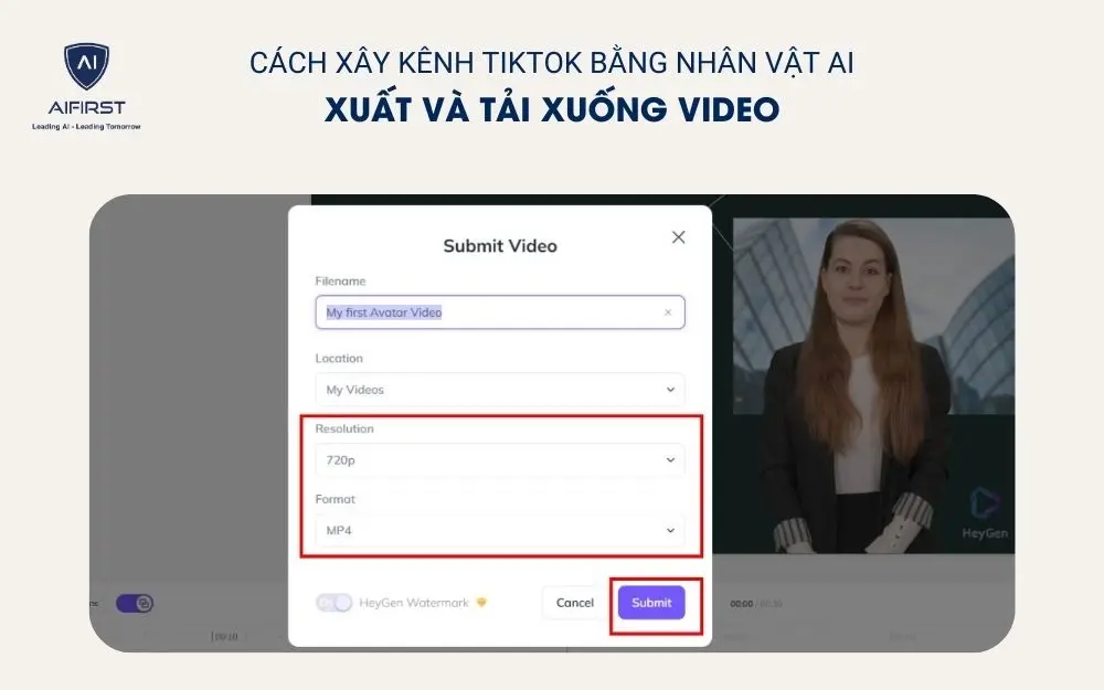 Xuất và tải xuống video
